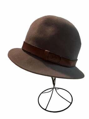 Bailey Wool Felt Fedora Hat with Leather Band